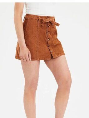 AMERICAN EAGLE hi rise a line skirt corduroy (sz12)